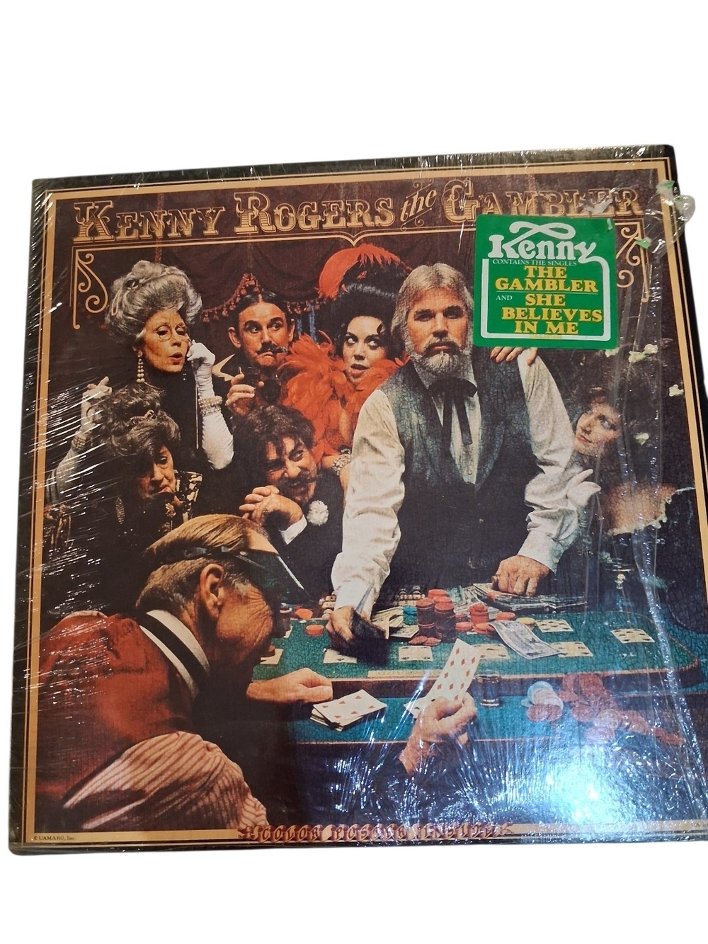 Kenny Rogers The Gambler Vynil Record